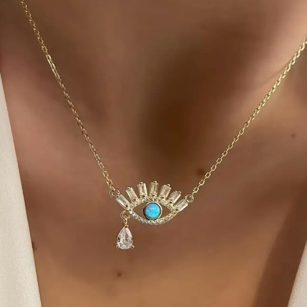 Evil eye necklace